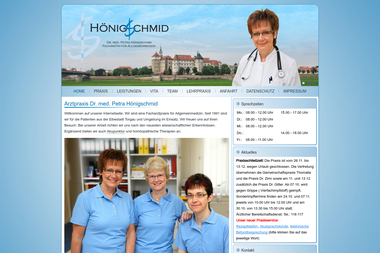 petra-hoenigschmid.de - Dermatologie Torgau