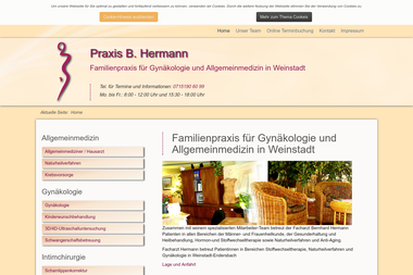 praxis-b-hermann.de - Dermatologie Weinstadt