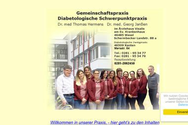 praxis-hermens-janssen.de - Dermatologie Wesel