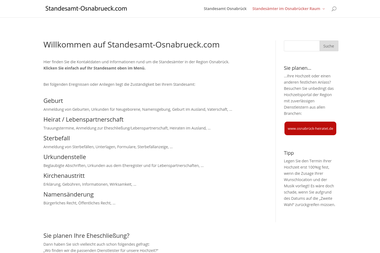 standesamt-osnabrueck.com - Hochzeitsplaner Osnabrück