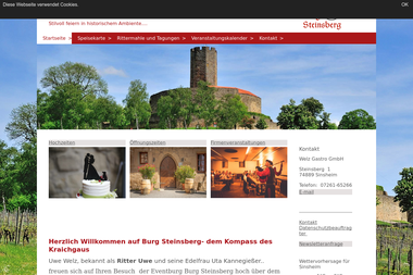 burg-steinsberg.de - Hochzeitsplaner Sinsheim
