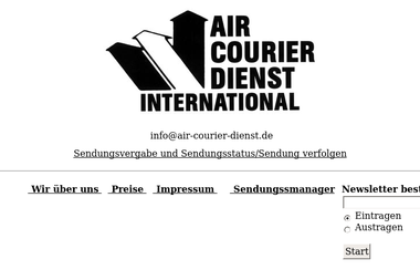 air-courier-dienst.de - Internationale Spedition Ostfildern