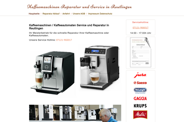 kaffeemaschine-service.de - Kaffeemaschine Reutlingen