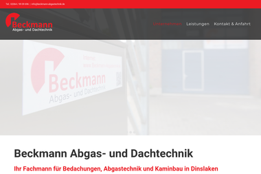 beckmann-abgastechnik.de - Kaminbauer Gladbeck