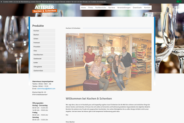 atterer.info/fachbereiche/kochen-schenken - Kaminbauer Marktoberdorf