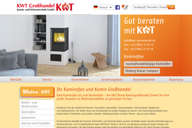 kwt-grosshandel.de - Kaminbauer Neustrelitz