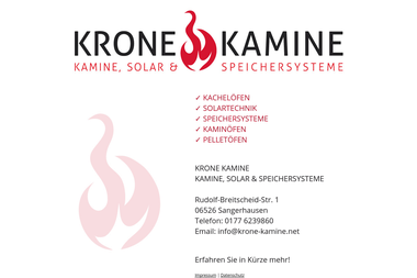 krone-kamine.net - Kaminbauer Sangerhausen