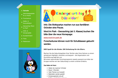 kindergeburtstag-duesseldorf.com - Kindergeburtstag Düsseldorf
