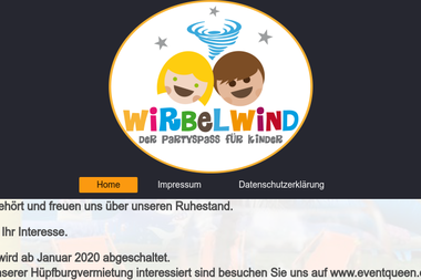wirbelwind-kinderparty.de - Kindergeburtstag Niederkassel