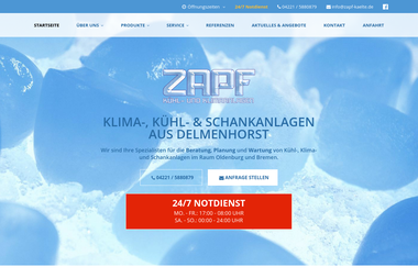 xn--zapf-klte-02a.de - Klimaanlagenbauer Delmenhorst