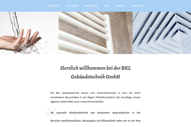 bkl-gebaeudetechnik.de - Klimaanlagenbauer Gera