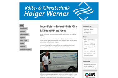 kaeltetechnik-werner.de - Klimaanlagenbauer Hanau
