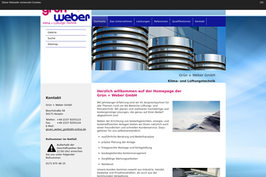 gruen-weber-gmbh.de - Klimaanlagenbauer Kerpen