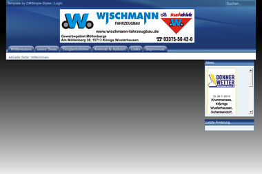 wischmann-fahrzeugbau.de - Klimaanlagenbauer Königs Wusterhausen