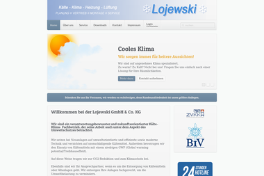 lojewski-kaelte.de - Klimaanlagenbauer Lübbecke