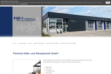 fernholz-kaelte-klimatechnik.de - Klimaanlagenbauer Lübeck