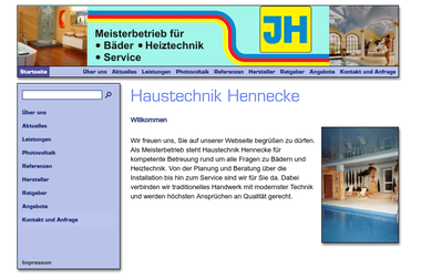 haustechnik-hennecke.com - Klimaanlagenbauer Olpe