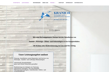 kranich-heizung.de - Klimaanlagenbauer Stralsund