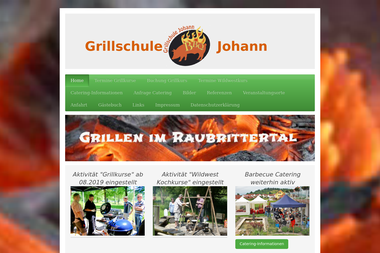 grillschule-johann.de - Kochschule Münsingen