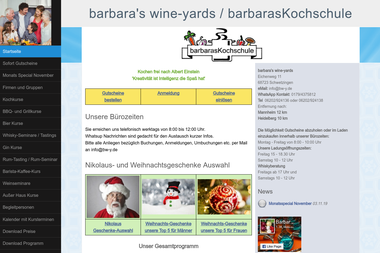 barbaras-wine-yards.de - Kochschule Schwetzingen