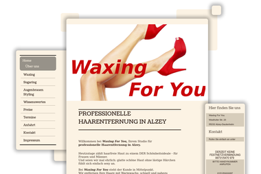 waxing-foryou.com - Kosmetikerin Alzey