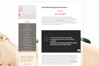 kosmetikstudio-eggers.de - Kosmetikerin Bremerhaven