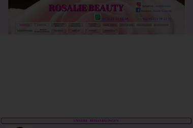 rosalieweb.de - Kosmetikerin Bünde