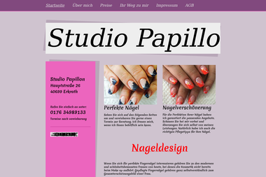 studiopapillon.de - Kosmetikerin Erkrath
