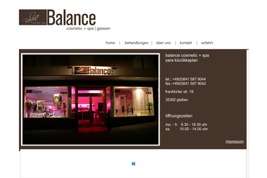 balance-giessen.de/kontakt.html - Kosmetikerin Giessen
