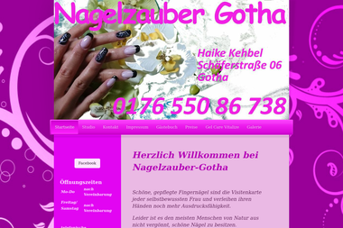 nagelzauber-gotha.de - Kosmetikerin Gotha
