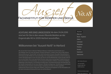 auszeit-herford.de - Kosmetikerin Herford