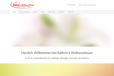 kathrin-wellnesstraum.de - Kosmetikerin Kaufbeuren