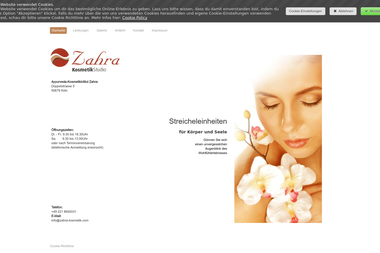 zahra-kosmetik.com - Kosmetikerin Köln