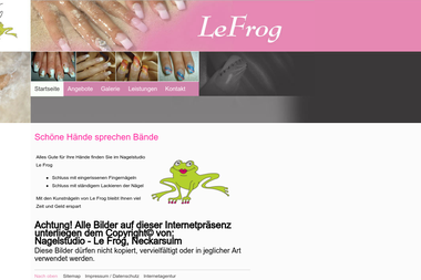 nagelstudio-le-frog.de - Kosmetikerin Neckarsulm