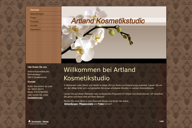 artland-kosmetikstudio.de - Kosmetikerin Quakenbrück