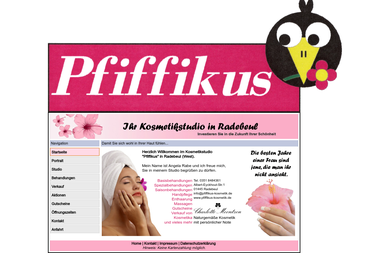 pfiffikus-kosmetik.de - Kosmetikerin Radebeul