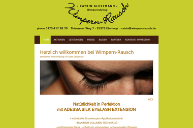 wimpern-rausch.de - Kosmetikerin Schenefeld