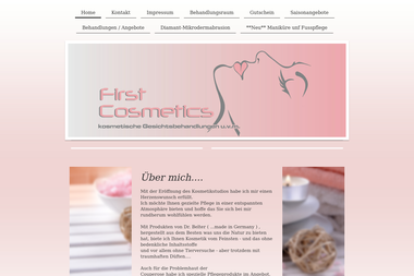 firstcosmetics-online.de - Kosmetikerin Teltow