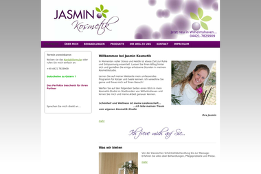 jasmin-kosmetik-whv.de - Kosmetikerin Wilhelmshaven