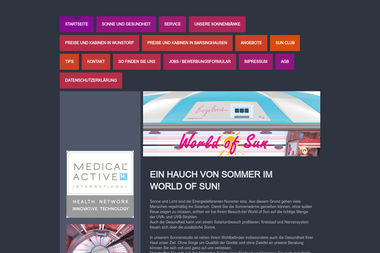 world-of-sun.com - Kosmetikerin Wunstorf