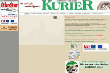 kurier-verlag.com - Kurier Altenburg