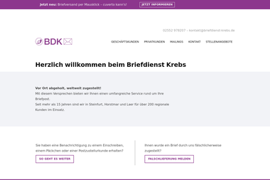 briefdienst-krebs.de - Kurier Steinfurt