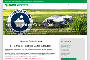 gartentechnik-lehmann.de - Landmaschinen Bautzen