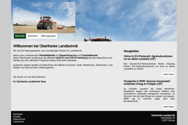 oberfranke-landtechnik.de - Landmaschinen Bünde