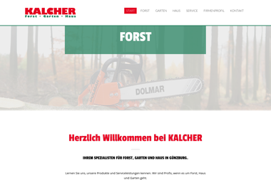 kalcher-online.de - Landmaschinen Günzburg
