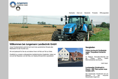 jungemann-landtechnik.de - Landmaschinen Lemgo