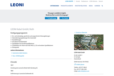 leoni.com/de/unternehmen/standorte/deutschland/leoni-kabel-gmbh-roth - Landmaschinen Roth