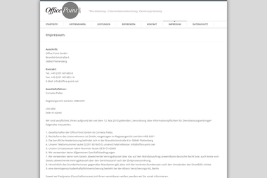 office-point.net/impressum - HR Manager Plettenberg