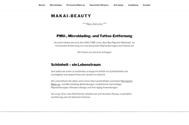 makai-cosmetics.de - Schminkschule Göttingen
