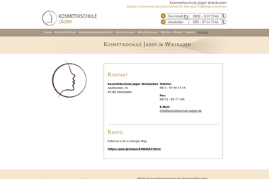 kosmetikschule-jaeger.com/kontakt.html - Schminkschule Wiesbaden